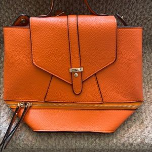Boohoo Orange Mini backpack